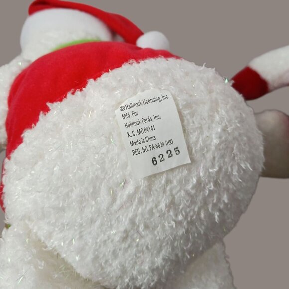 Hallmark Sparkle Rare Snowbear Plush Christmas Decor Set Of 2 - Picture 15 of 16